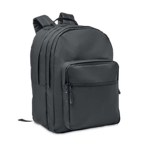 Plecak na laptopa 300D RPET czarny MO2050-03 