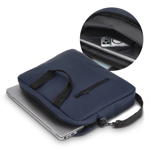 Torba na laptopa PU SoMa Messenger Bag 28 x 38 x 5 cm Ciemnoniebieski LT95341-N0010 (5)