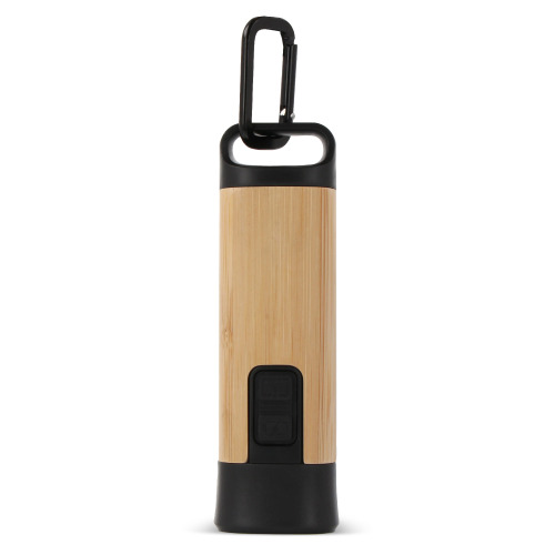 Ładowalna latarka R-ABS & Bamboo Czarny LT93318-N0002 (2)