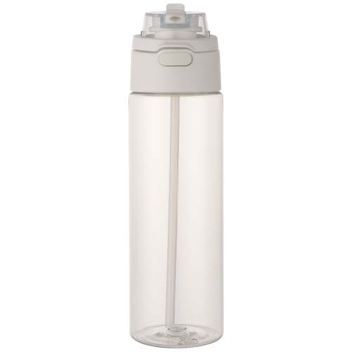 Bidon na wodę Theron o pojemności 700 ml, wykonany z tworzywa sztucznego pochodzącego z recyklingu (RCS), z pokrywką o podwój Przezroczysty klarowny 10095001 (2)