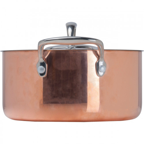 Garnek do indukcji CrisMa ⌀20,5 cm AGATA Miedziany 8497395 (3)