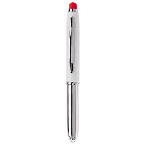 Długopis Stylus Shine+rysik Biały / czerwony LT87794-N0121 (2)