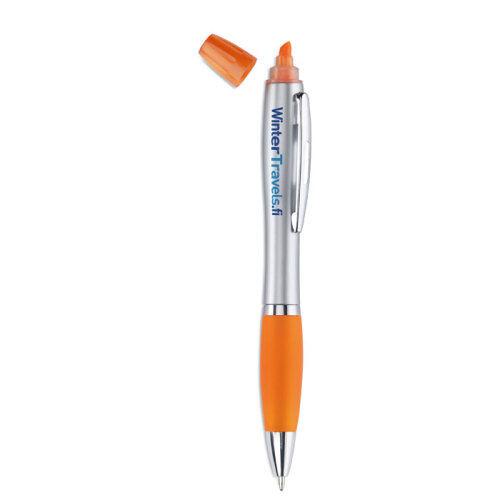 2w1 długopis i zakreślacz pomarańczowy MO7440-10 (2)