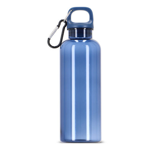 Butelka na wodę Noa R-PET 500 ml Przezroczysty Transparentny / ciemnoniebieski LT98913-N0410 (4)