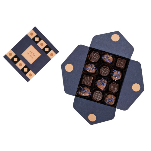 Bombonierka czekoladowa Mozaika 12 szt. Wielokolorwy S0624 