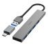 Hub USB, USB-C Hama Szary VH072-19  thumbnail