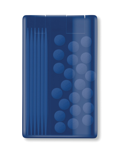 Miętówki i wykałaczki w opakow przezroczysty niebieski MO8836-23 