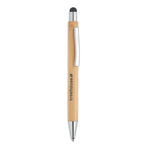 Długopis bambusowy z rysikiem drewna MO9945-40 (2)
