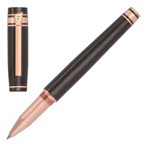 Pióro kulkowe Bold Stripe Gun & Rosegold Szary FSH4705D 