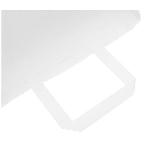 Torba z papieru Kraft z płaskimi uchwytami – 25 x 11 x 31 cm Biały 1PQ00301 (4)