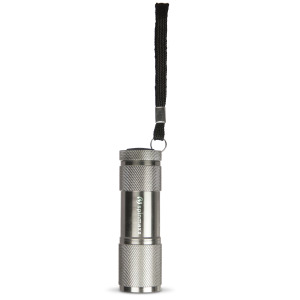 Aluminiowa latarka LED Srebrny
