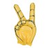 Nadmuchiwana ręka kibica "zwycięstwo" żółty V7351-08  thumbnail