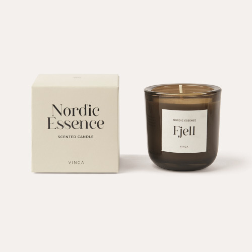 Świeczka zapachowa VINGA Nordic, mała Brązowy VG592-02 (3)