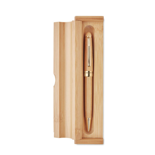 Bambusowy długopis drewna MO9912-40 (2)