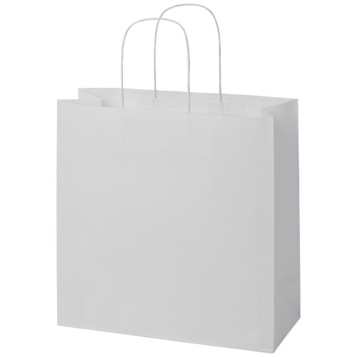 Torba z papieru Kraft ze skręconymi uchwytami – 31 x 12 x 31 cm Biały 1ZM00901 (3)