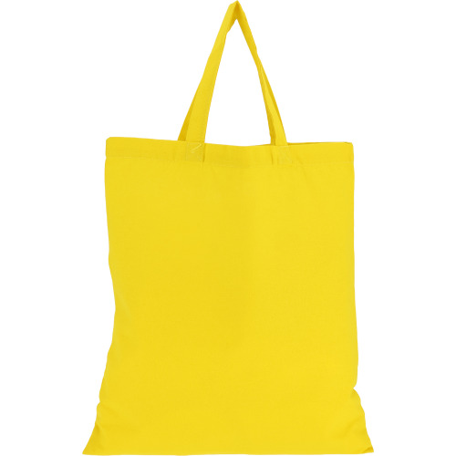Torba bawełniana z krótkimi uszami 140 g/m2 BREGENZ żółty 068008 (3)