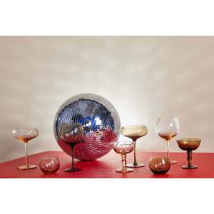 OPACITY Kieliszek do wina 2 szt, brązowy