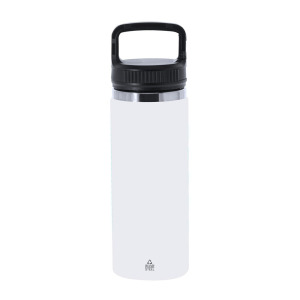 Butelka termiczna 550 ml ze stali nierdzewnej z recyklingu Biały