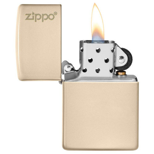 Zapalniczka Zippo Classic z logo Flat Sand ZIP60005824 (2)
