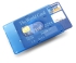 Etui na karty kredytowe niebieski V4376-11  thumbnail