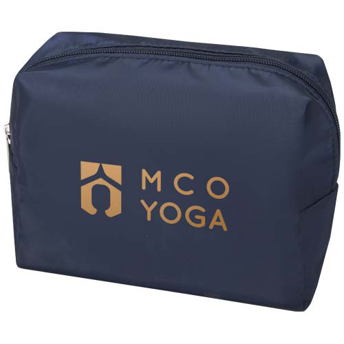 Muse kosmetyczka z certyfikatem GRS z tworzywa RPET  Granatowy 12077140 (1)