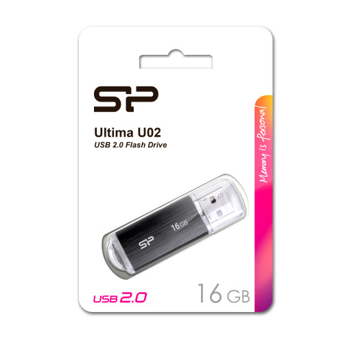 Pendrive Ultima U02 2.0 Silicon Power czarny EG 813803 16GB (2)