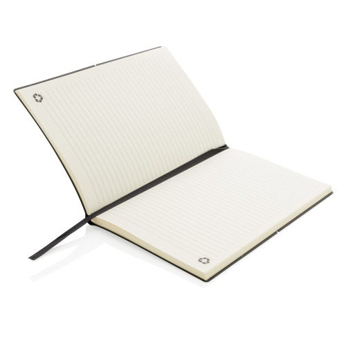 Notatnik A5, skórzana okładka Szary P772.212 (2)