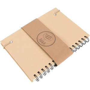 Notes A5 w linie z papieru z recyklingu SILKEBORG