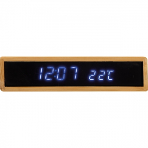 Zegar biurkowy z ładowarką Trondheim beżowy 267213 (2)