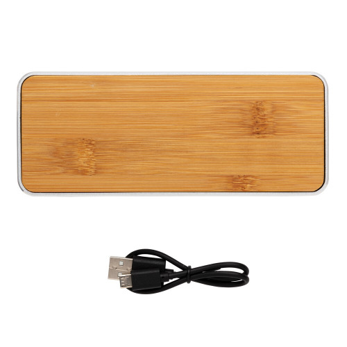 Bambusowy głośnik bezprzewodowy 3W Nevada Szary P329.212 (2)