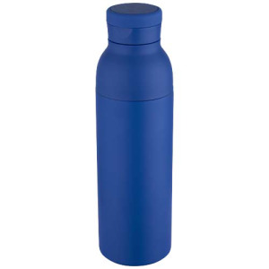 Illuminate butelka termiczna o pojemności 650 ml z podwójnymi ściankami, wykonana ze stali nierdzewnej z recyklingu z certyfikatem RCS. Królewski niebieski