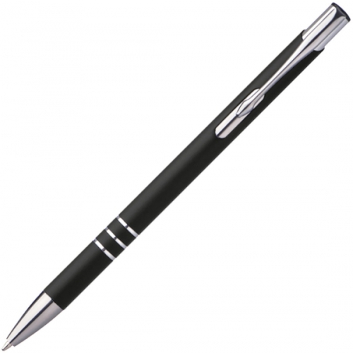 Długopis metalowy soft touch NEW JERSEY czarny 055503 (1)