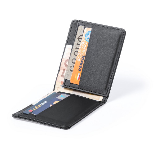 Portfel, ochrona przed RFID Czarny V0503-03 (2)