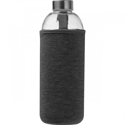 Butelka szklana z pokrowcem 1000 ml JESSICA Ciemnoszary 6242777 (6)