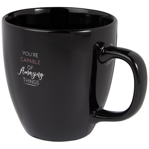 Moni kubek ceramiczny, 430 ml Czarny 10072790 (1)