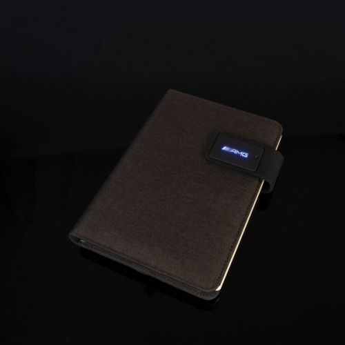 Folder A5 z notatnikiem w linie i power bankiem 4000 mAh GIACOMO Niebieski 2075204 (8)