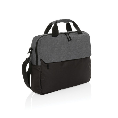 Torba na laptopa 15,6" AWARE™ Kazu, poliester z recyklingu Szary P732.172 