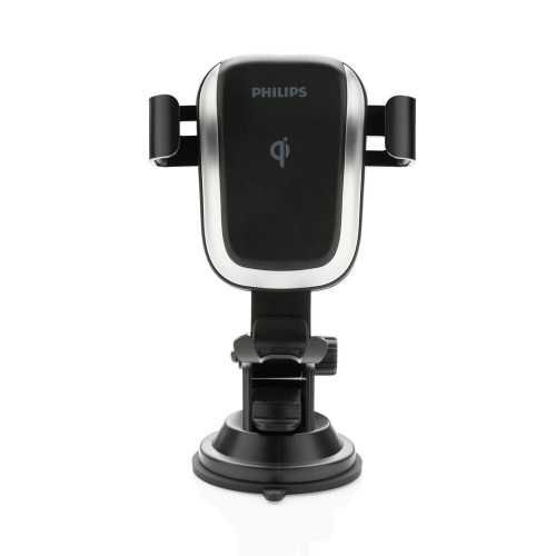 Samochodowy uchwyt do telefonu Philips, ładowarka bezprzewodowa 10W Czarny P302.441 (2)