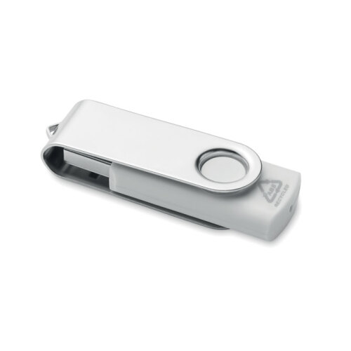 USB 16G z ABS z recyklingu     MO2080-06 biały MO2080-06-16G 