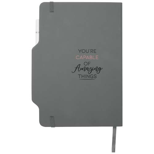 Nexus notatnik A5 w twardej okładce z długopisem i ołówkiem Szary 10796982 (1)