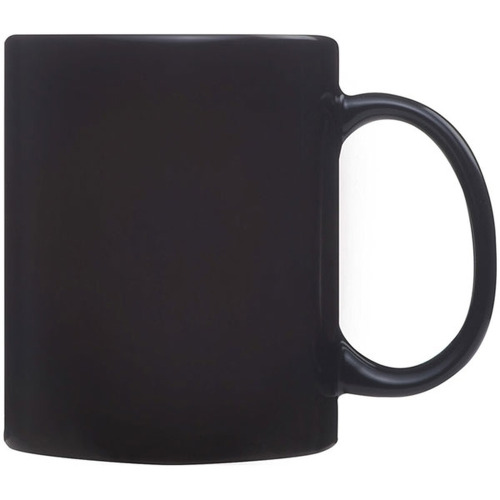 Kubek ceramiczny do sublimacji zmieniający kolor SIRMIONE 300 ml Czarny 343803 