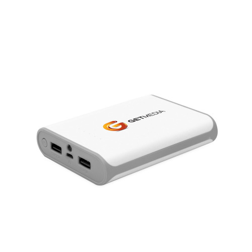 Power bank 8000 mAh | Lesley Biały V3780-02 (3)
