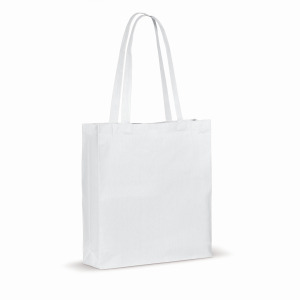 Torba z bawełny z recyklingu z dnem 140g/m² 38x10x42cm