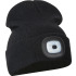 Czapka zimowa z LED rPET MAITLAND Czarny 432303  thumbnail
