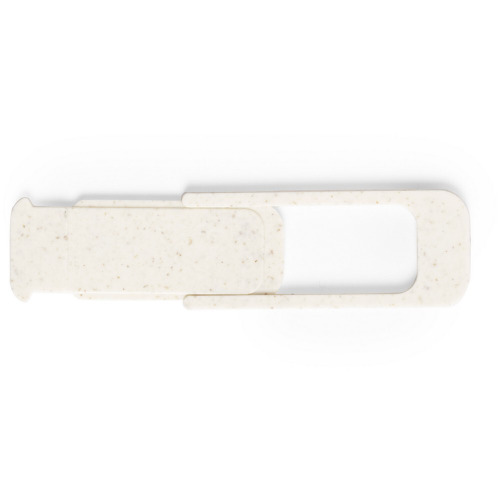 Zasłona na kamerę internetową ze słomy pszenicznej Neutralny V0377-00 