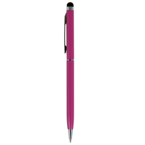 Długopis, touch pen różowy V1537-21 
