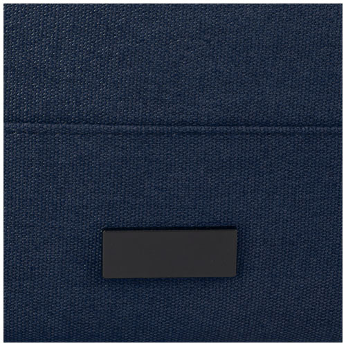 Joey 15-calowy plecak na laptopa z płótna z recyklingu z certyfikatem GRS o pojemności 15 l Granatowy 12067855 (6)