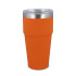 T-ceramiczny kubek do samochodu o miękkim dotyku 500ml Pomarańczowy LT98729-N0026  thumbnail