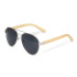 Okulary przeciwsłoneczne aviator z bambusowymi zausznikami Naturalny LT86728-N0094  thumbnail