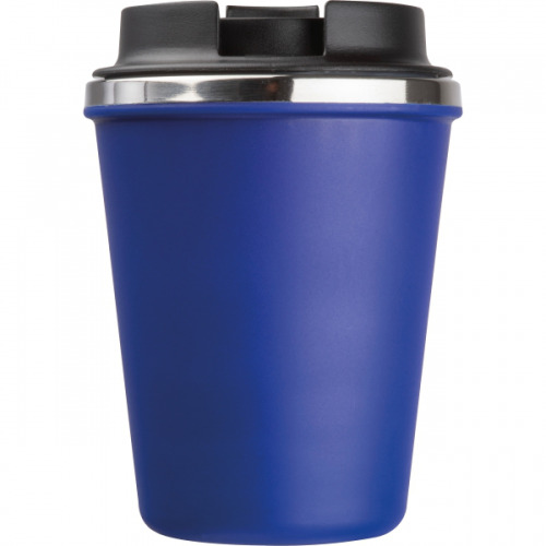 Kubek termiczny 350 ml z powłoką z recyklingu METODY Niebieski 8496204 (6)